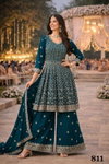 Meera By Mrudangi Premium Georgette Readymade Suits Suppliers In India